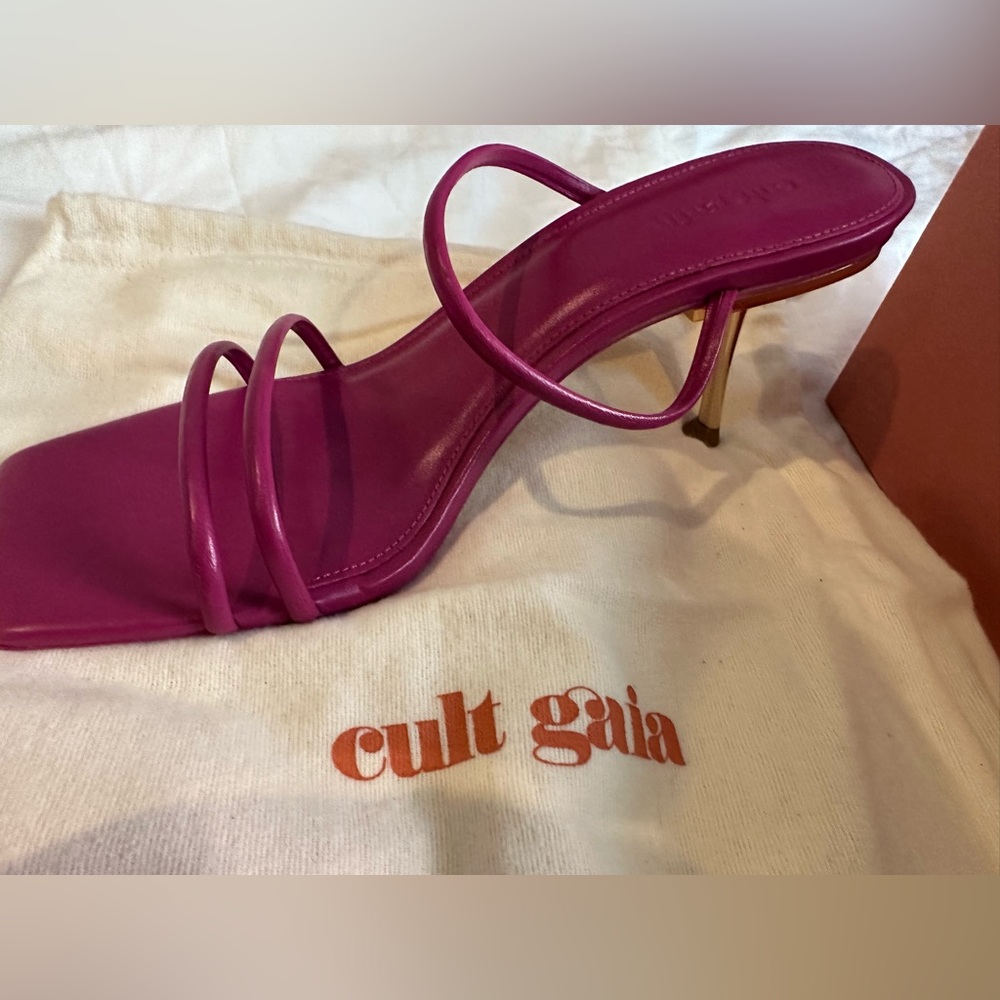 Cult Gaia Lydia Leather Sandals